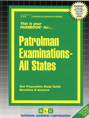cover image of Patrolman Examinations - All States